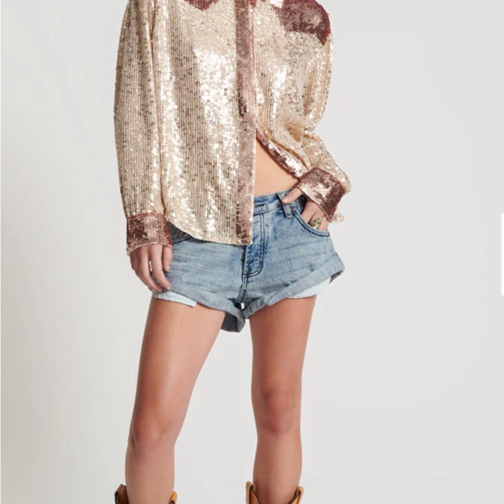 One Teaspoon Blue Jean Shorts
